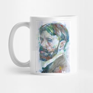 D. H. LAWRENCE watercolor portrait .1 Mug